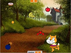 Juego: Lluvia de comida con Scratch
